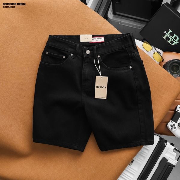  Quần short jean nam Heboz straight S099 - 00003008 