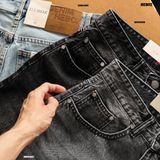  Quần short jean HEBOZ straight S11 - 00003168 