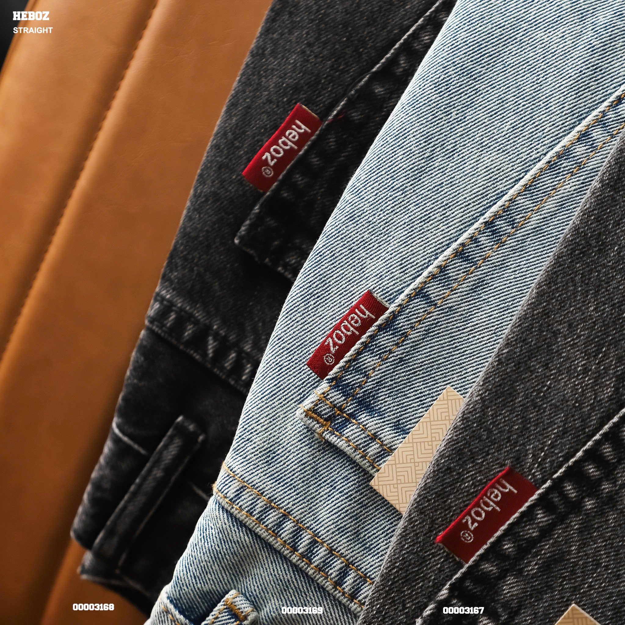  Quần short jean HEBOZ straight S11 - 00003168 
