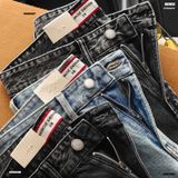  Quần short jean HEBOZ straight S11 - 00003168 