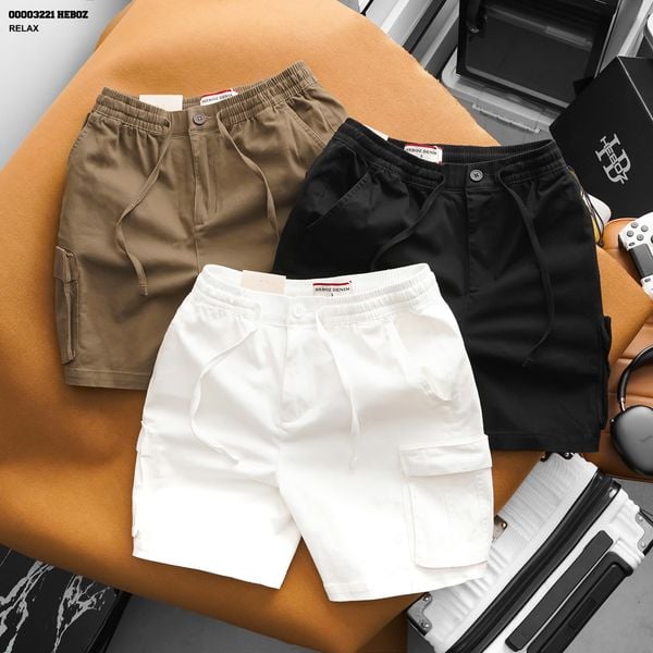  Quần short kaki HEBOZ cargo 3M - 00003221 