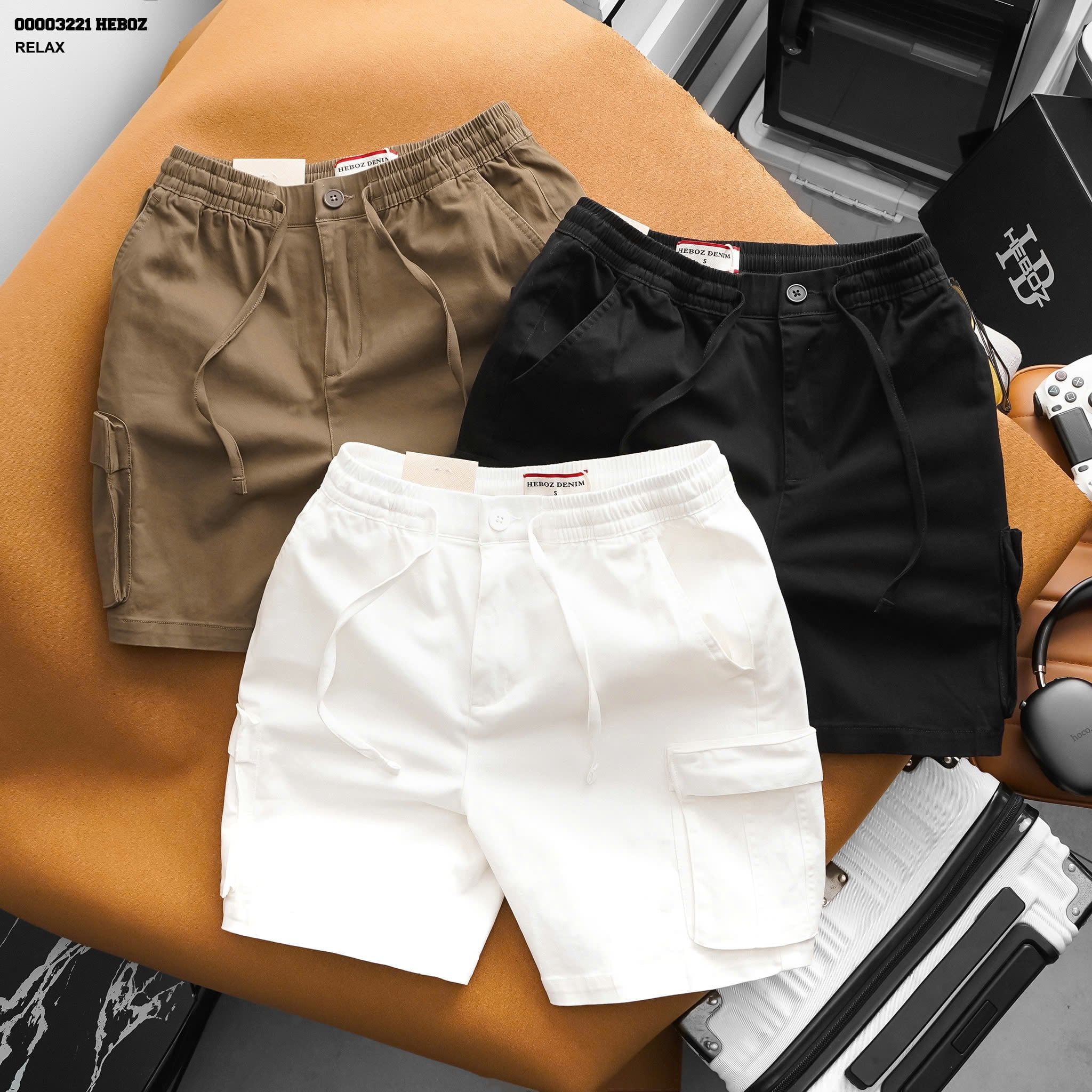  Quần short kaki HEBOZ cargo 3M - 00003221 