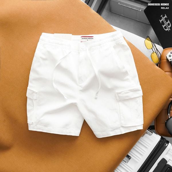  Quần short kaki HEBOZ cargo 3M - 00003221 