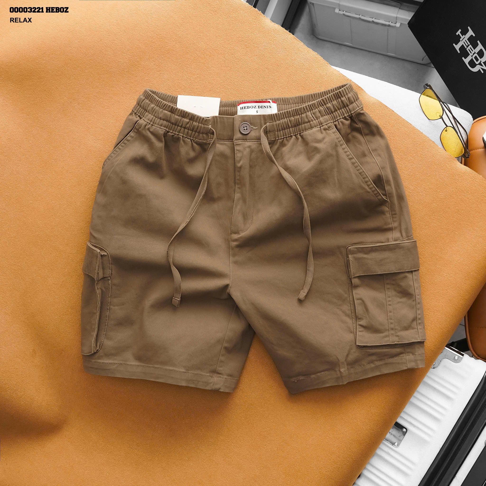  Quần short kaki HEBOZ cargo 3M - 00003221 