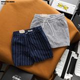  Quần short nam Heboz linen stripped 2M - 00002755 