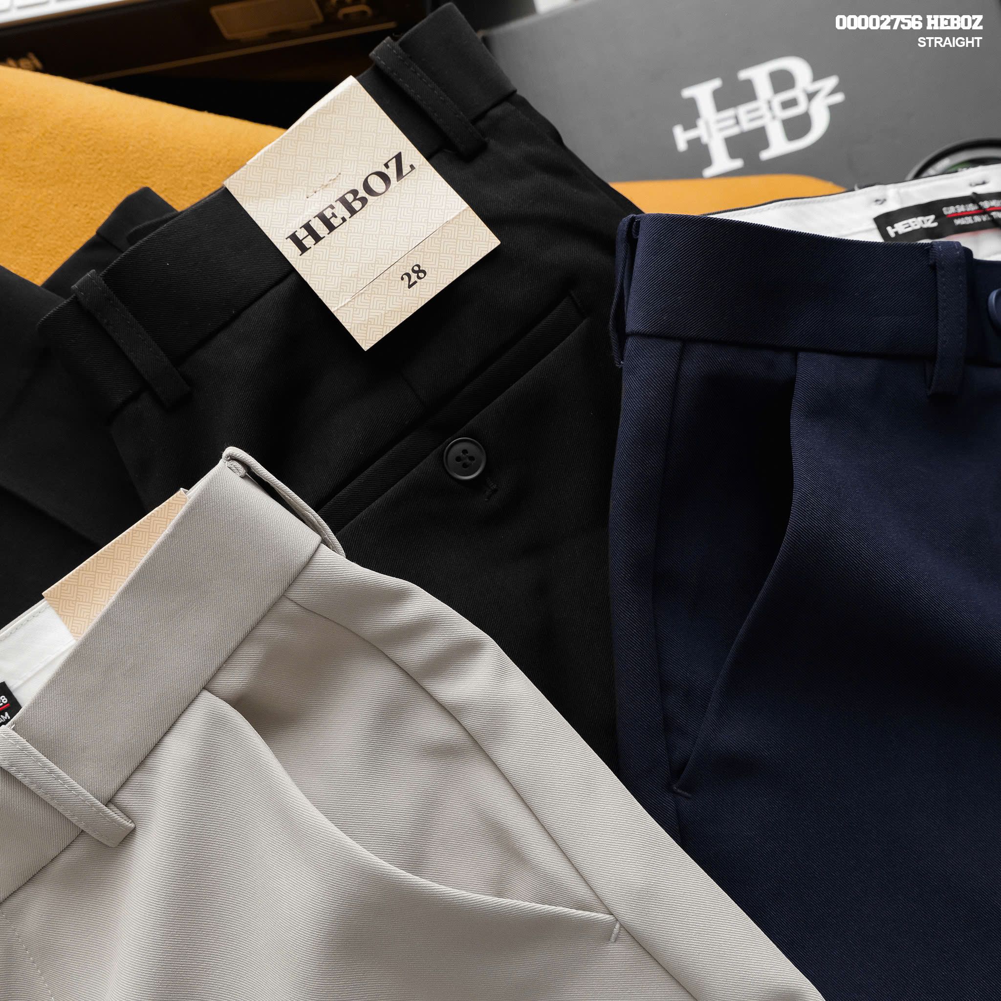  Quần tây Heboz basic dáng suông 3M - 00002756 