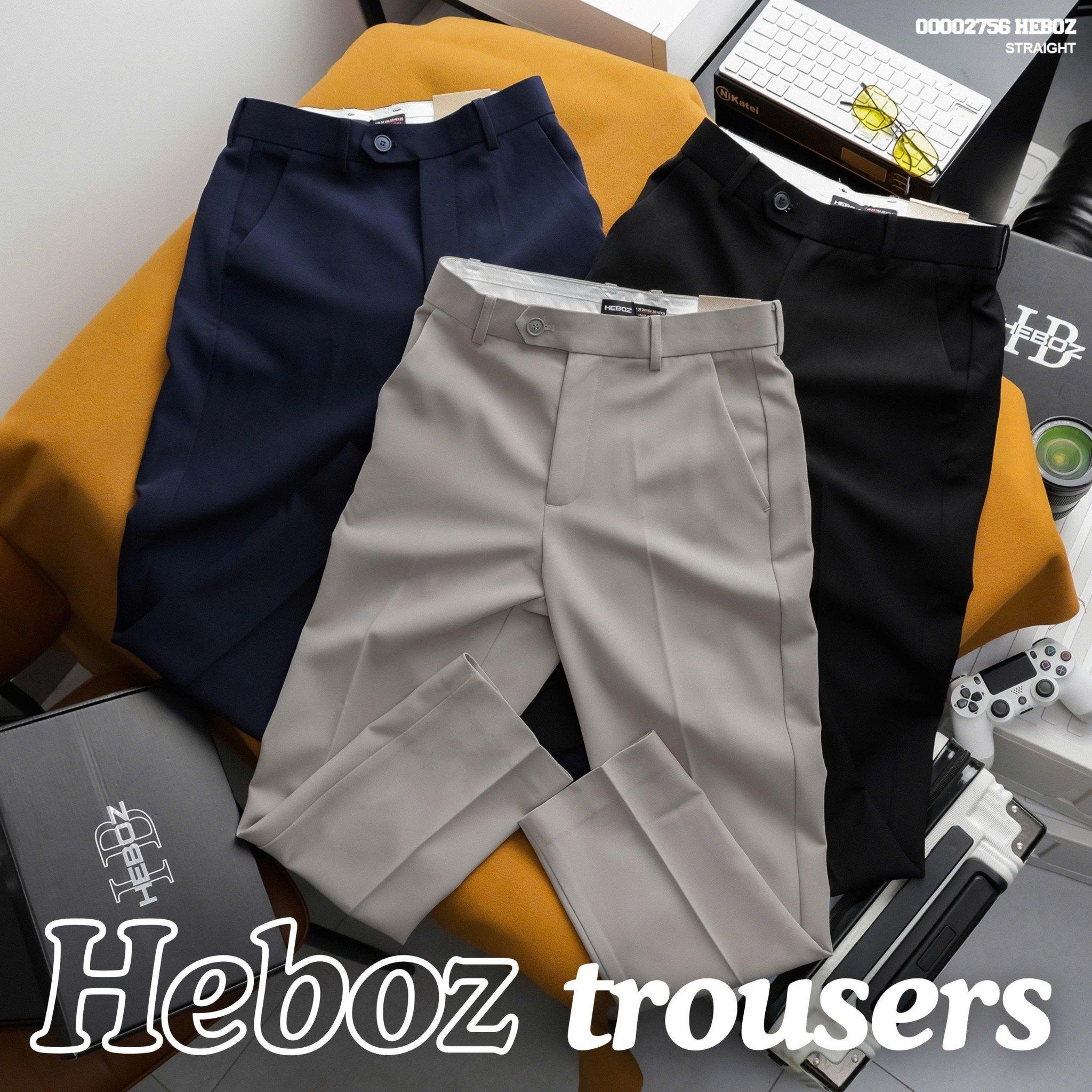  Quần tây Heboz basic dáng suông 3M - 00002756 