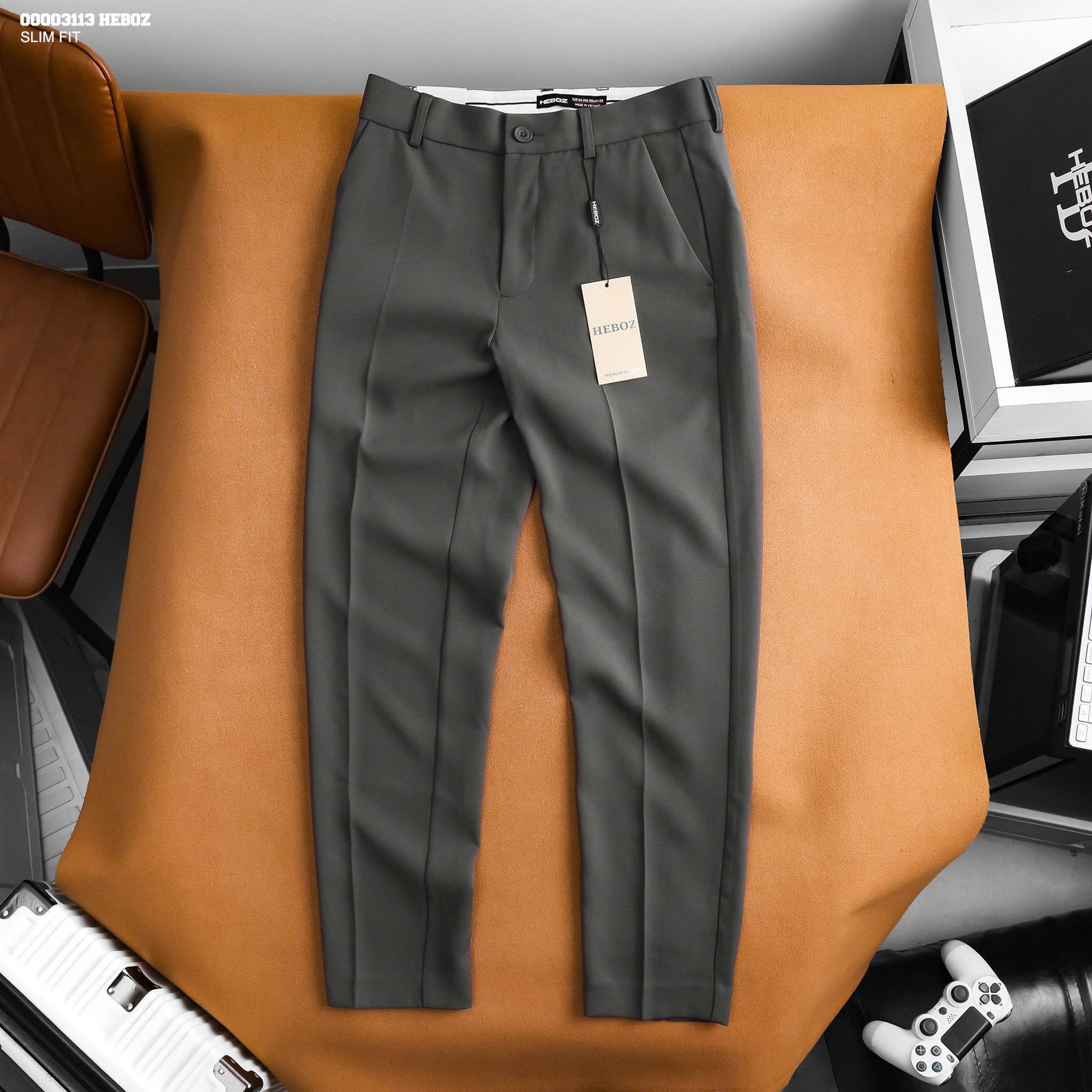  Quần tây nam HEBOZ daily slim 3M - 00003113 