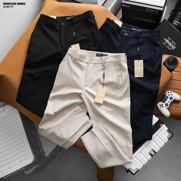  Quần tây nam HEBOZ Tailored slim fit 3M - 00003130 