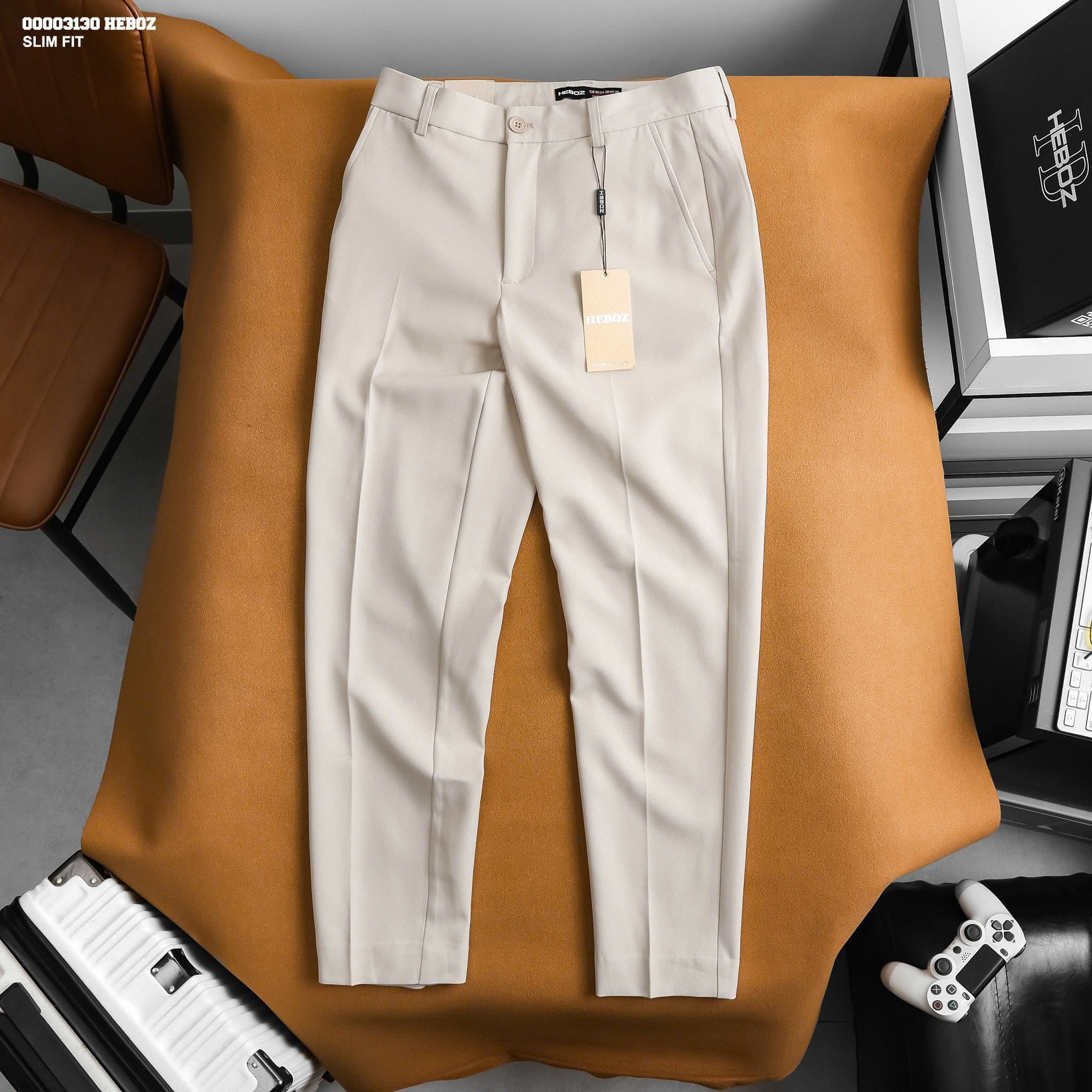  Quần tây nam HEBOZ Tailored slim fit 3M - 00003130 