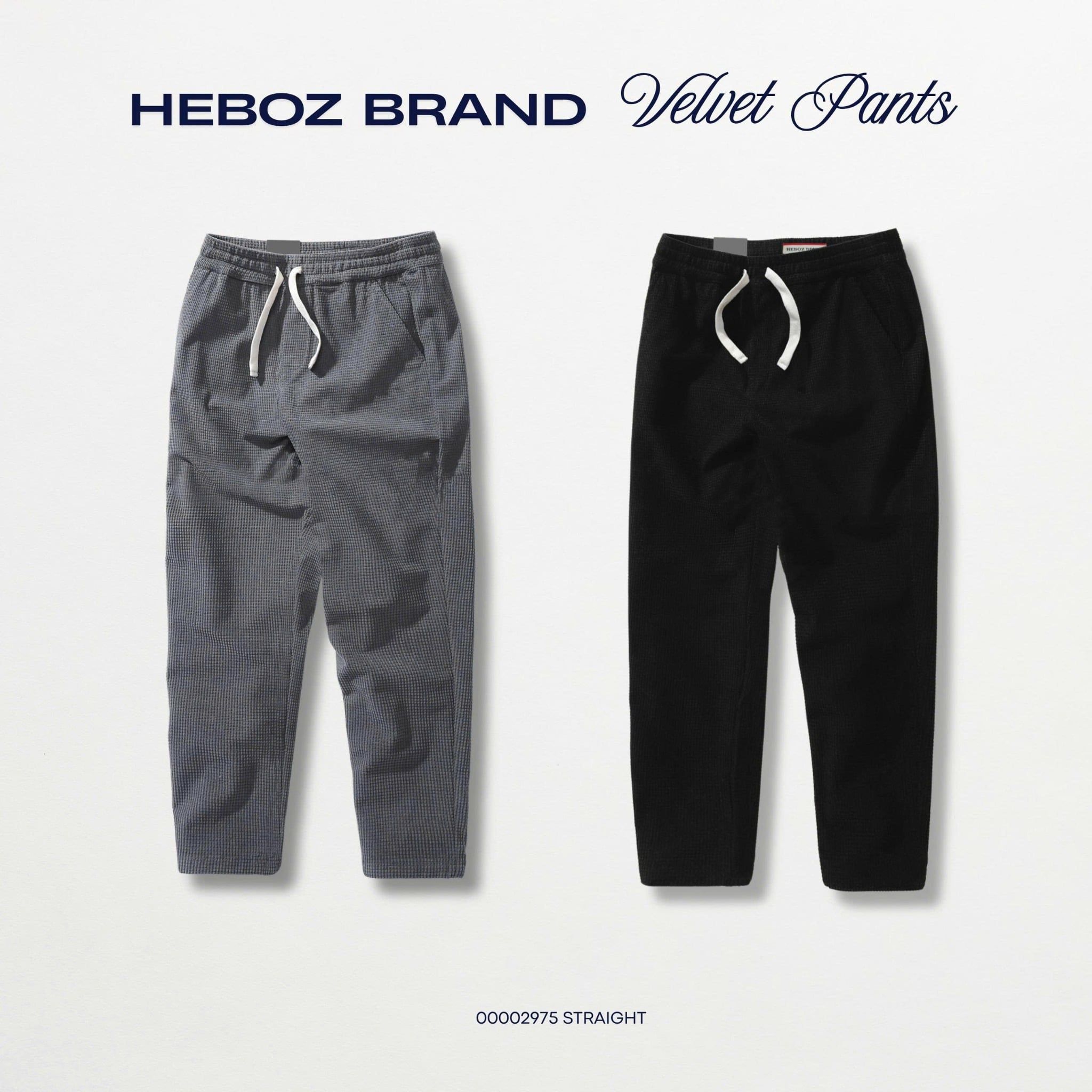  Quần thun nam Heboz velvet 2M - 00002975 