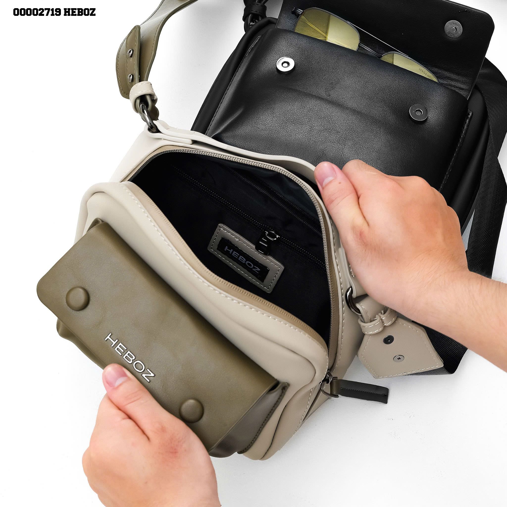  Túi đeo chéo nam Heboz logo 2M - 00002719 