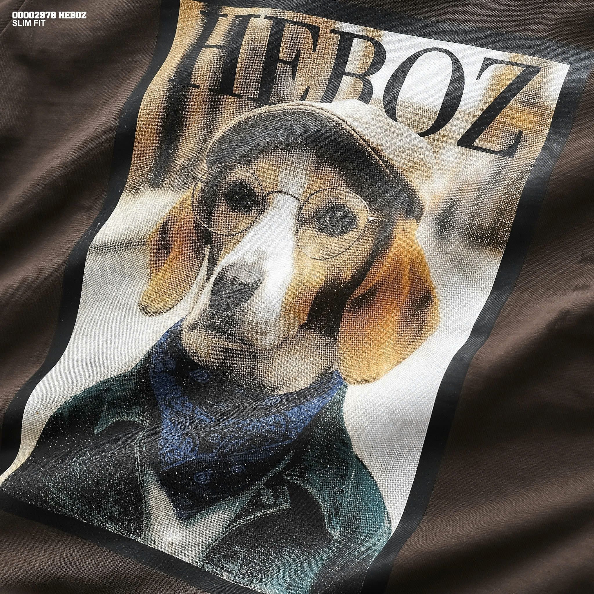 Áo thun nam HEBOZ Vintage Dog - 00002978 