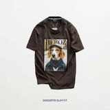  Áo thun nam HEBOZ Vintage Dog - 00002978 