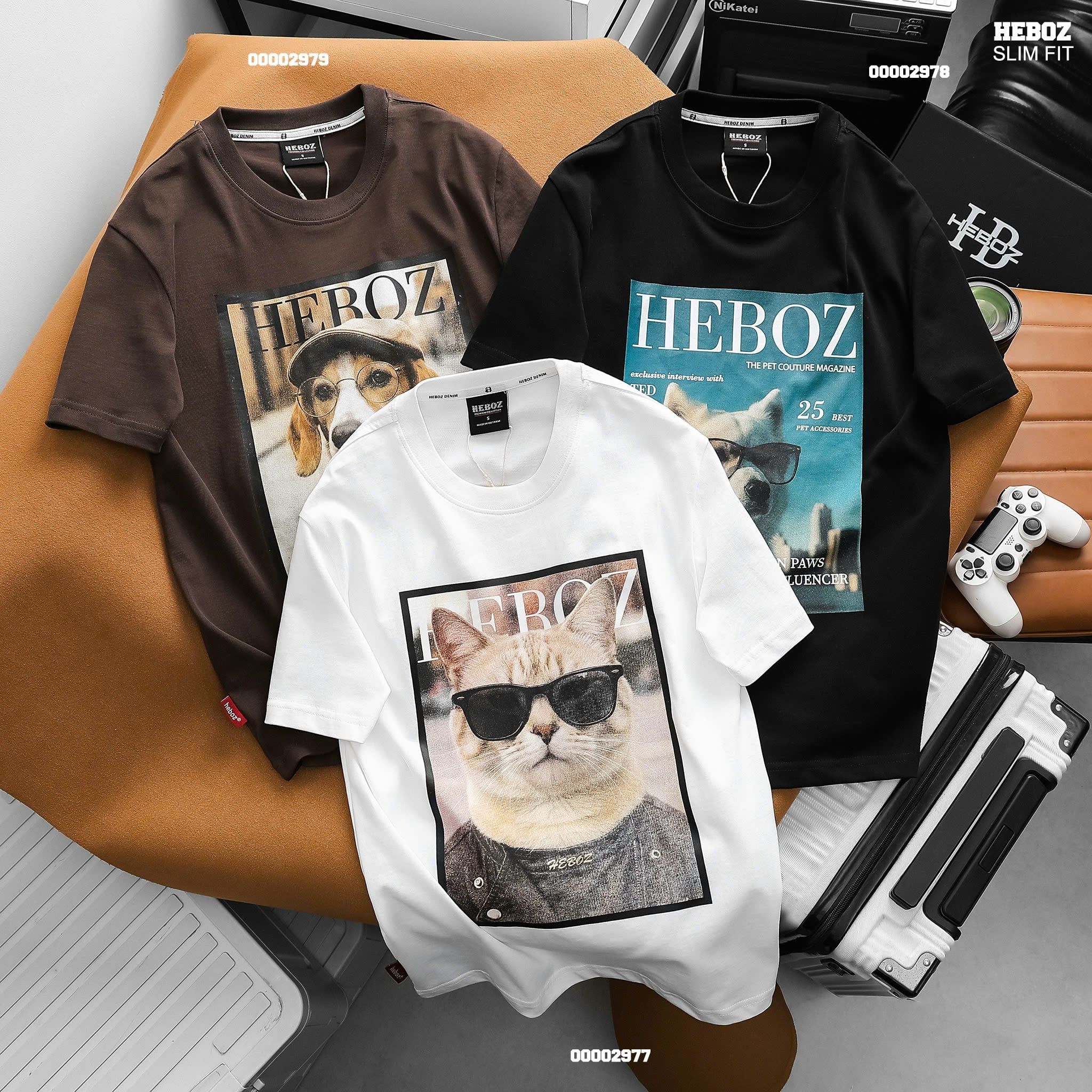  Áo thun nam HEBOZ Urban Paws - 00002979 