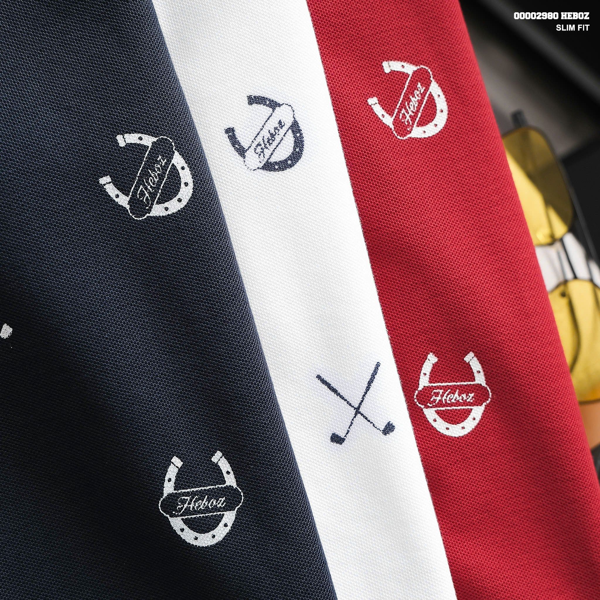  Áo Polo nam HEBOZ Heritage Horse 3M - 00002980 