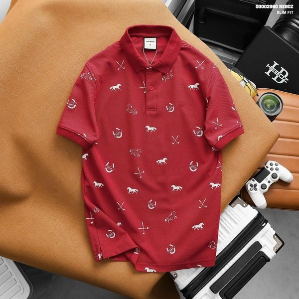  Áo Polo nam HEBOZ Heritage Horse 3M - 00002980 