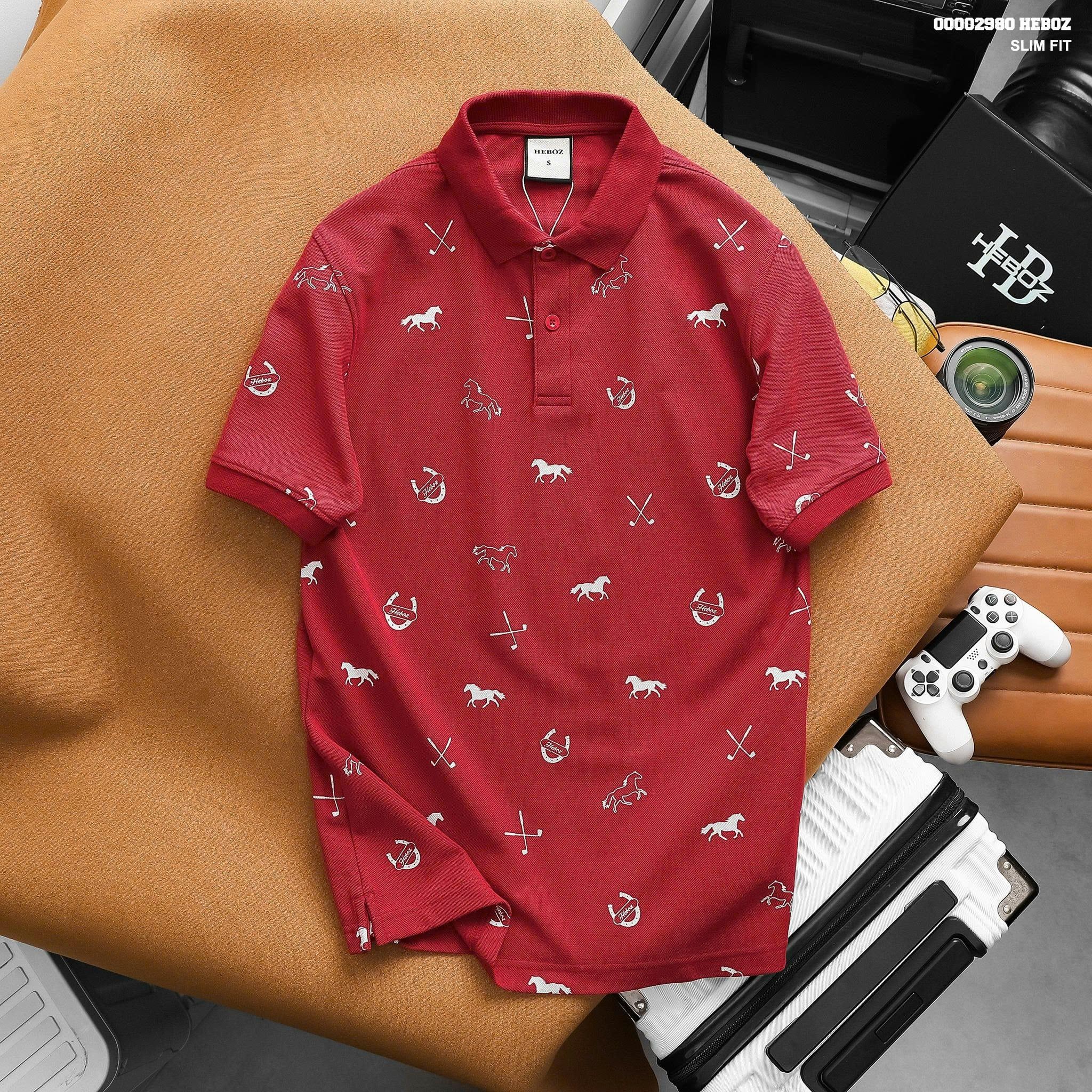  Áo Polo nam HEBOZ Heritage Horse 3M - 00002980 