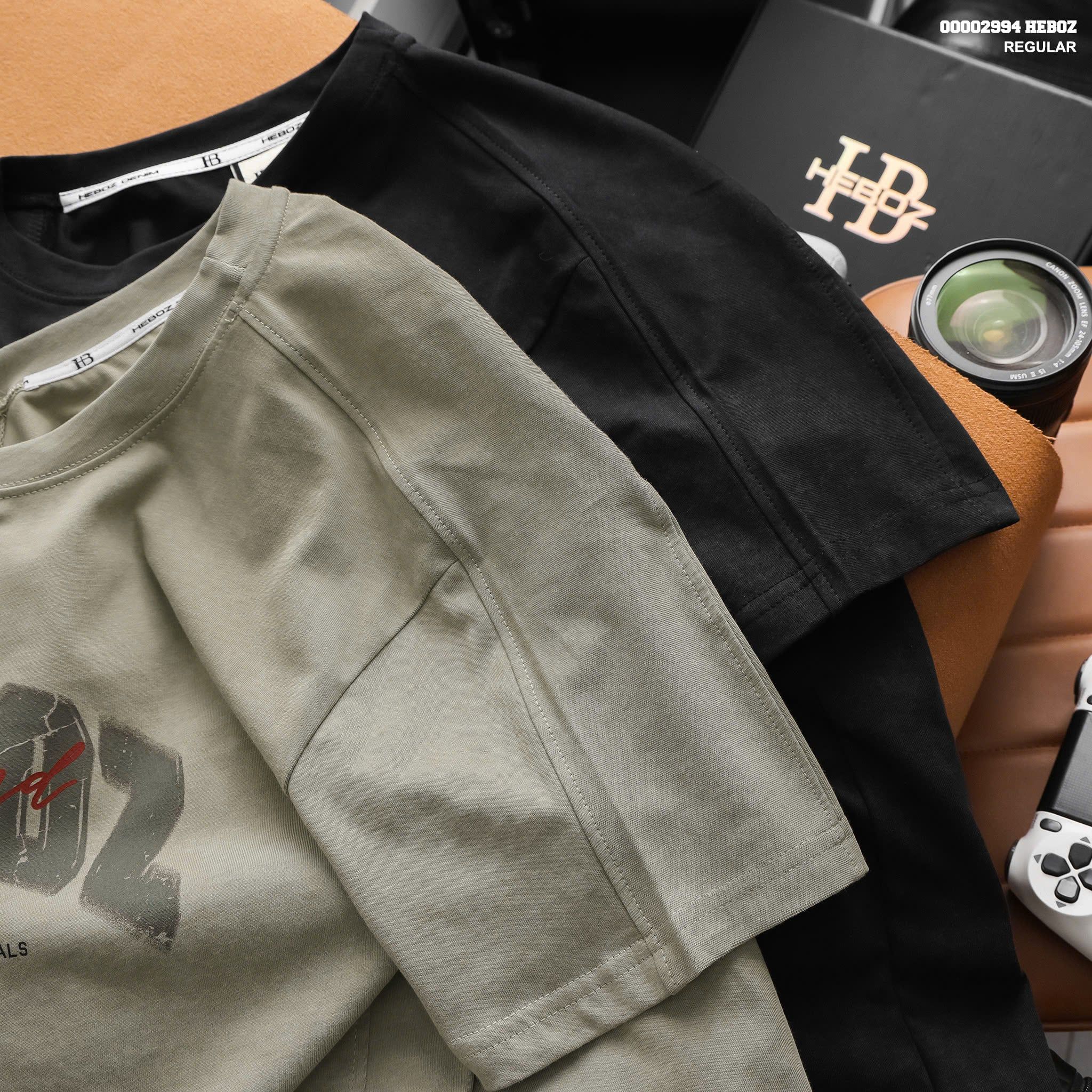  Áo thun nam HEBOZ Urban Stone regular 2M - 00002994 