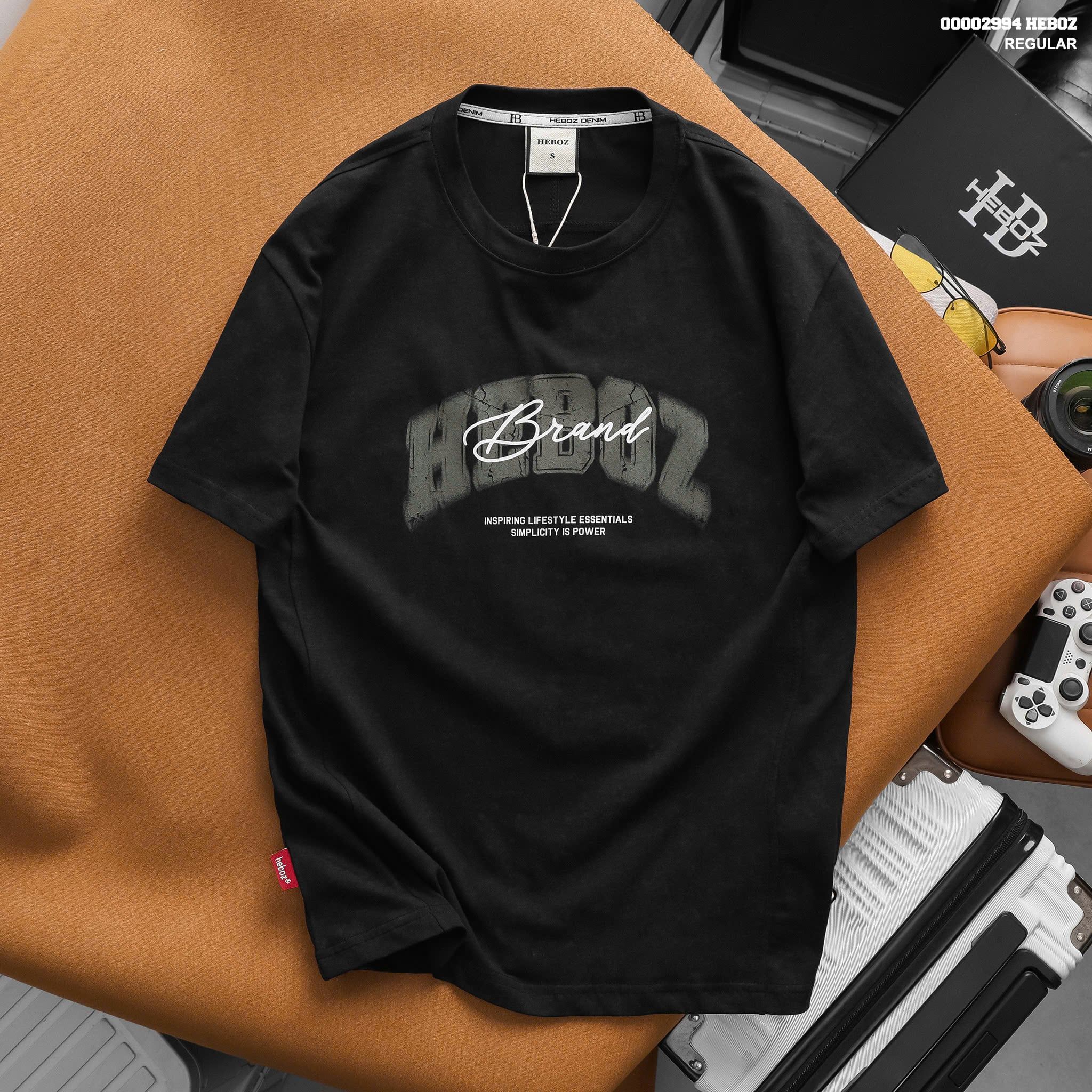  Áo thun nam HEBOZ Urban Stone regular 2M - 00002994 