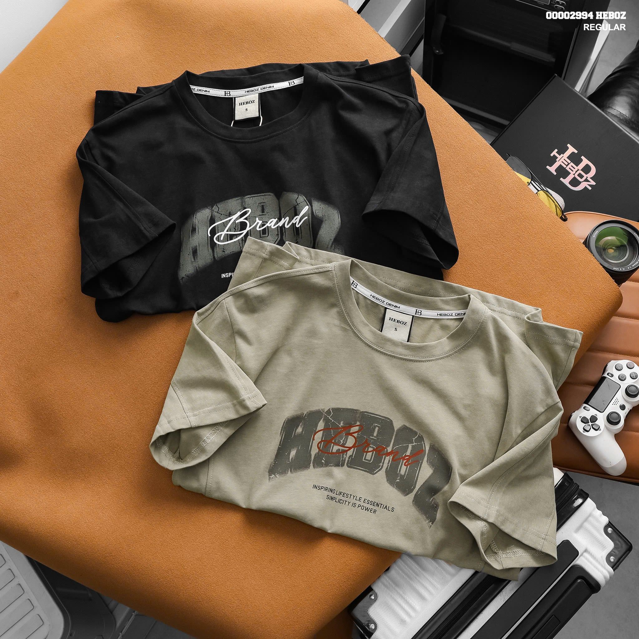  Áo thun nam HEBOZ Urban Stone regular 2M - 00002994 