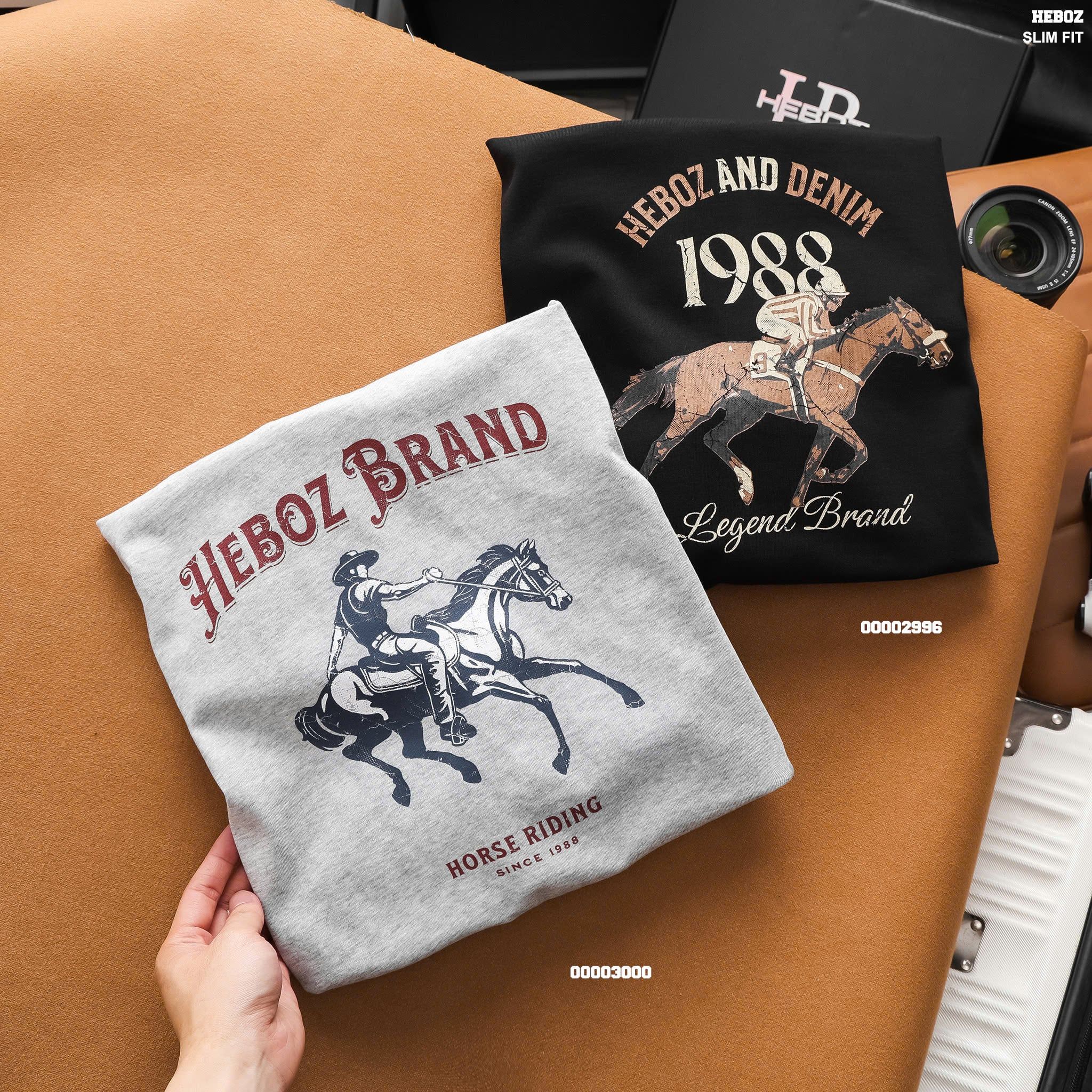  Áo thun nam Heboz horse riding - 00003000 