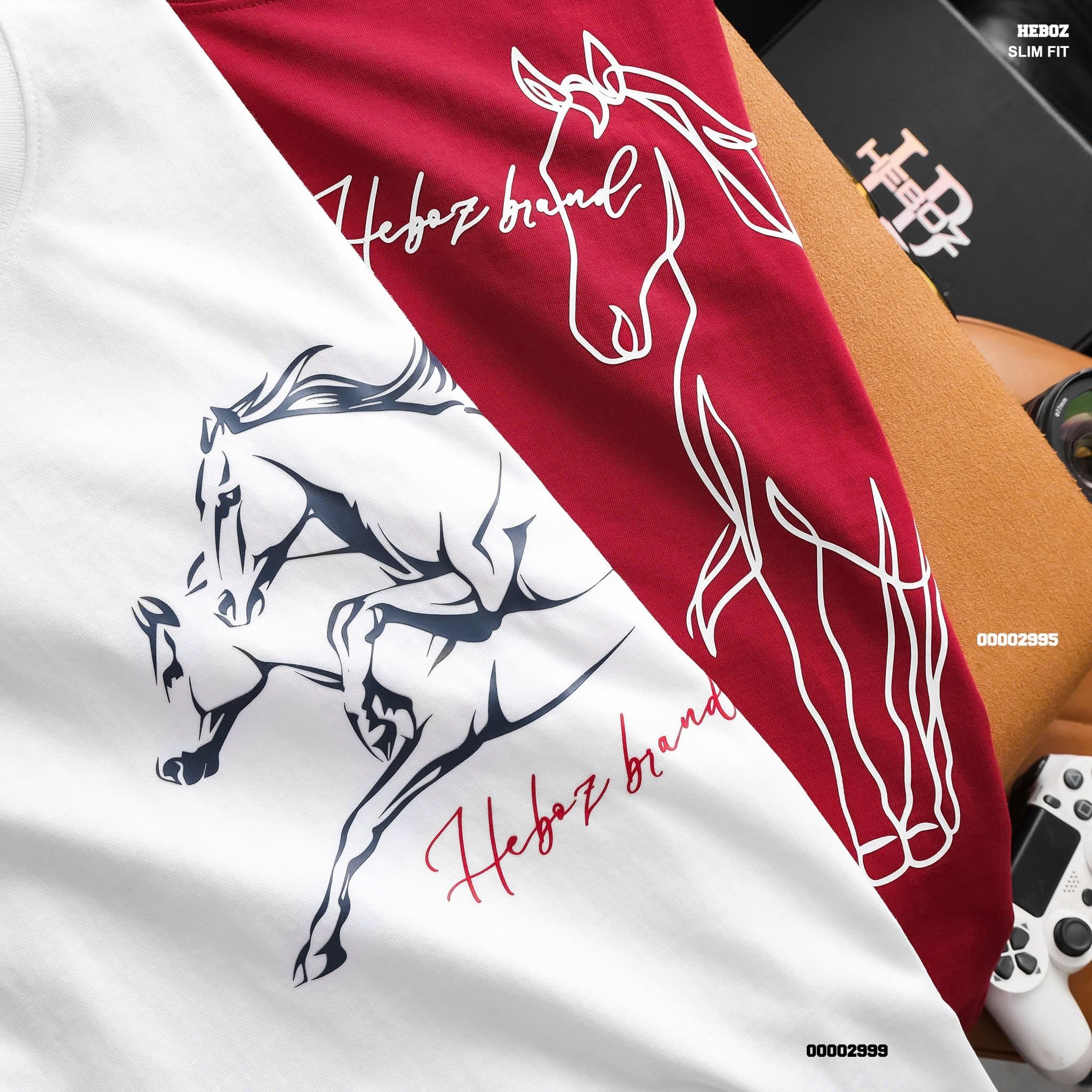  Áo thun nam Heboz song mã slim - 00002999 