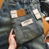  Quần jean nam Heboz dáng slim trơn D34 - 00003256 