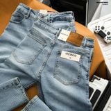  Quần jean nam Heboz dáng slim trơn D33 - 00003255 
