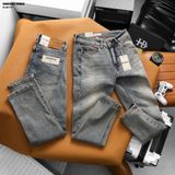  Quần jean Heboz dáng slim trơn D28 - 00003262 