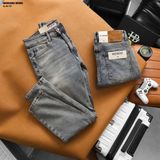  Quần jean Heboz dáng slim trơn D28 - 00003262 