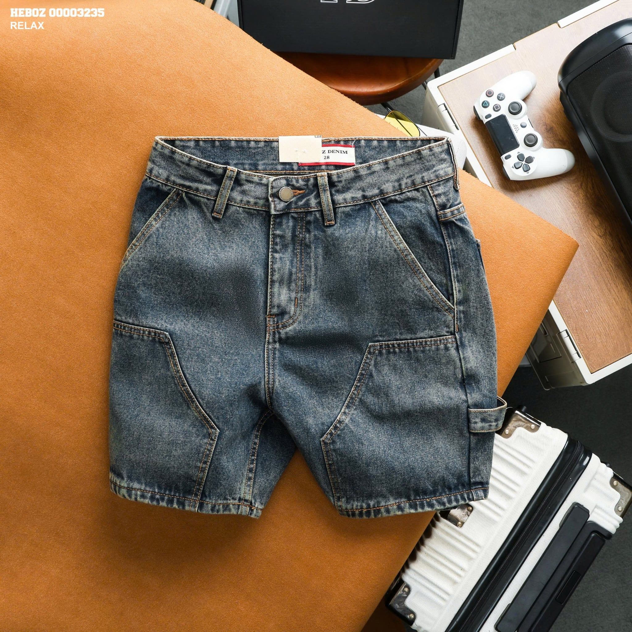  Quần short jean HEBOZ Forge Carpenter S26 - 00003235 