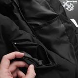  Áo khoác phao Heboz black relax - 00003252 