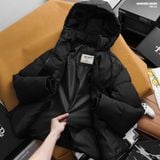  Áo khoác phao Heboz black relax - 00003252 