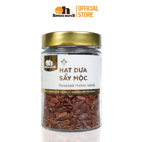  Hạt Dưa Sấy Mộc Oh Smile Nuts - Hủ Thủy Tinh Lớn 260g - Oh Smile Nuts 