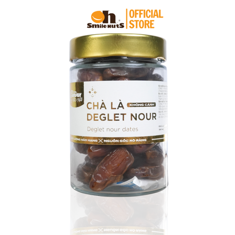  Chà Là Không Cành -  Hũ Thủy Tinh Lớn 360g - Oh Smile Nuts 