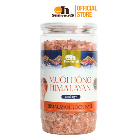  Muối Hồng Himalaya Dạng Hạt Smile Nuts Hộp 1kg 