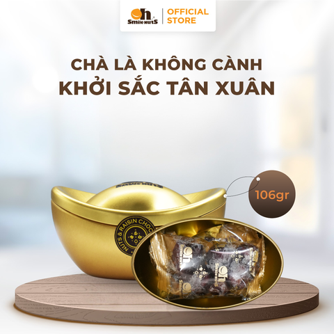  Chà là khô không cành trái tròn Oh Smile Nuts - Thỏi Vàng 106g 