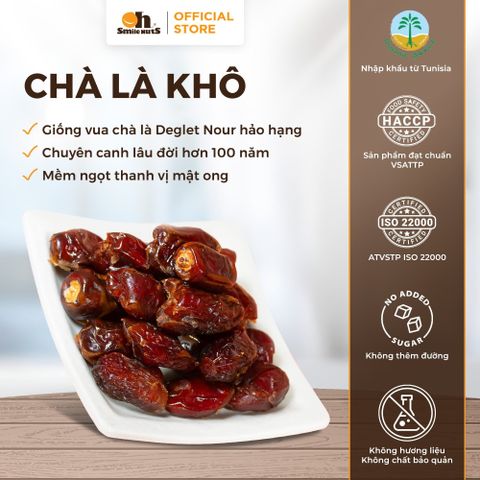  Chà Là Khô Không Cành - Hộp Quà 700g - Oh Smile Nuts 
