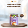 Granola Siêu Hạt Nhập Khẩu - Hũ Nhựa 250 gram - Oh Smile Nuts