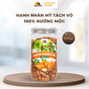 Hạnh Nhân Mỹ Tách Vỏ Nướng Mộc - Hũ nhựa 500g - Oh Smile Nuts