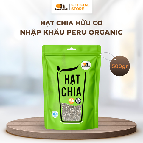  Hạt Chia Đen Túi 500g - Oh Smile Nuts 