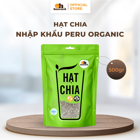  Hạt Chia Đen Túi 500g - Oh Smile Nuts 