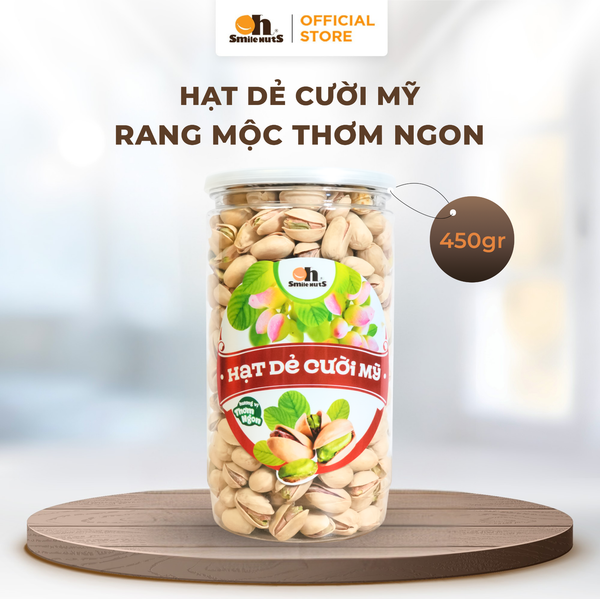 Hạt Dẻ Cười Mỹ Rang Mộc - 450g - Oh Smile Nuts