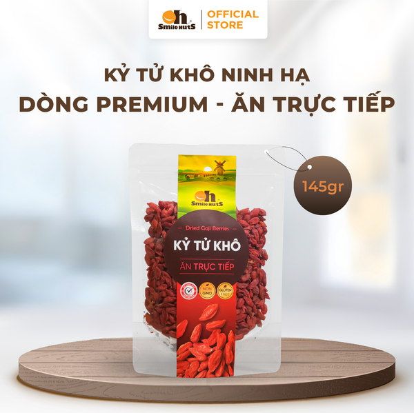 Kỷ Tử Khô - Túi Zipper 145g - Oh Smile Nuts
