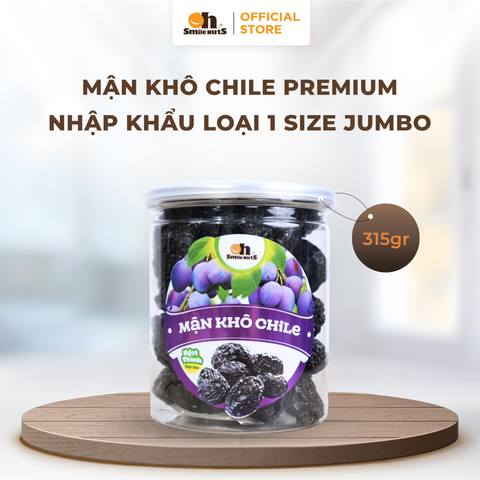 Mận Khô Chile - Hũ nhựa 315g - Oh Smile Nuts 