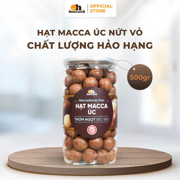 Hạt Macca Úc Hủ Lớn 500g