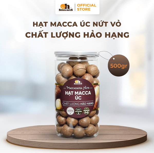 Hạt Macca Úc Hủ Lớn 500g