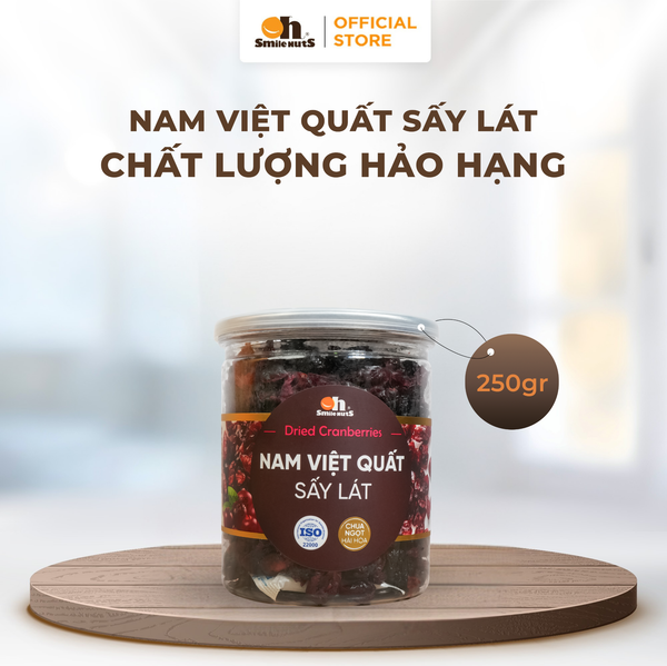 Nam Việt Quất - Hũ nhựa 250g - Oh Smile Nuts