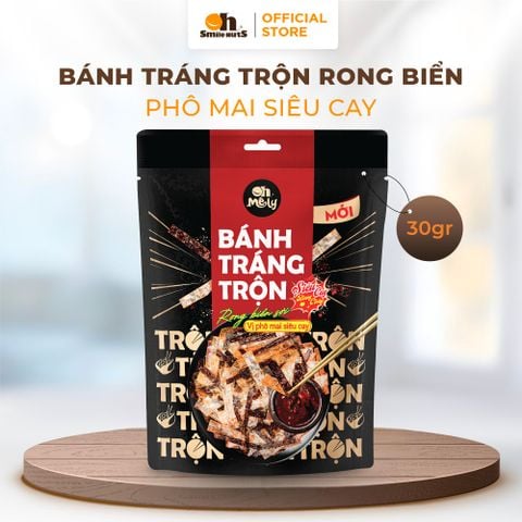  Bánh Tráng Trộn Rong Biển Sợi vị phô mai Siêu Cay 30g - Oh Smile Nuts 